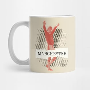 David Beckham Manchester Football Minimalist Mug
